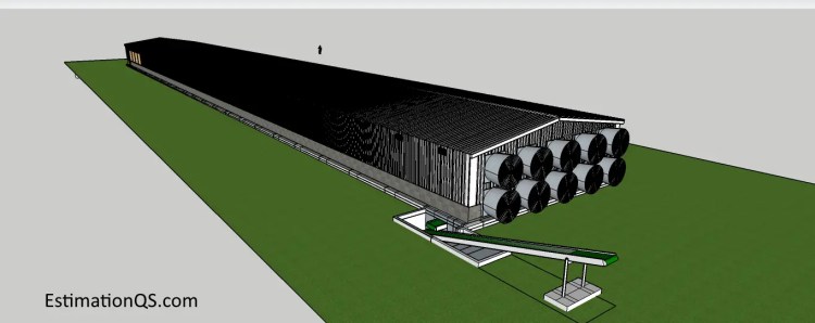 Cost of Building A Commercial Layer Chicken House for 20,000 Chickens & Step-by-Step Construction Method | How To Build It - Estimation QS
