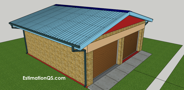 Cost Of Building A Detached Double Garage Made Brickwalls In South Africa Step By Construction Method How To Build It Estimation Qs Building A Detached Double Garage, How To Start Building A Garage
