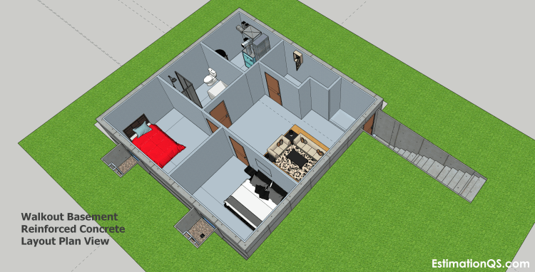 How To Build A Basement Underground Room Or House Requirements Foundations Walls Roof Waterproofing Estimation Qs A Basement Underground Room Or House, How To Find A Leak In Your Basement Sims 4