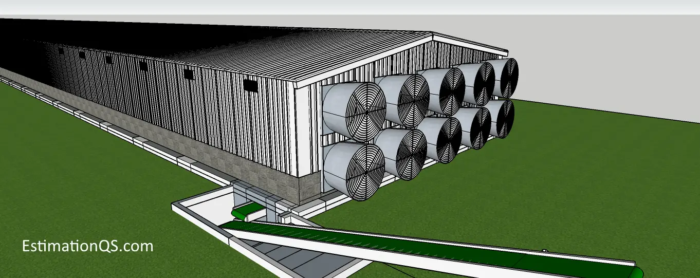 cooling fans-chicken house shed plan_watermarked