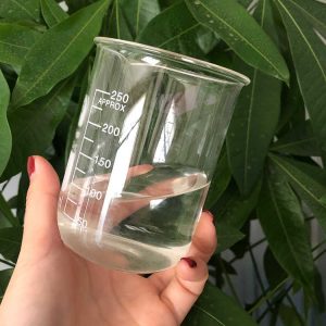 Glycolic Acid Liquid in Container
