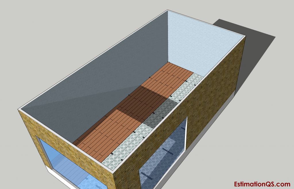 Fig 3 - Laminate Floor Laying the Rows