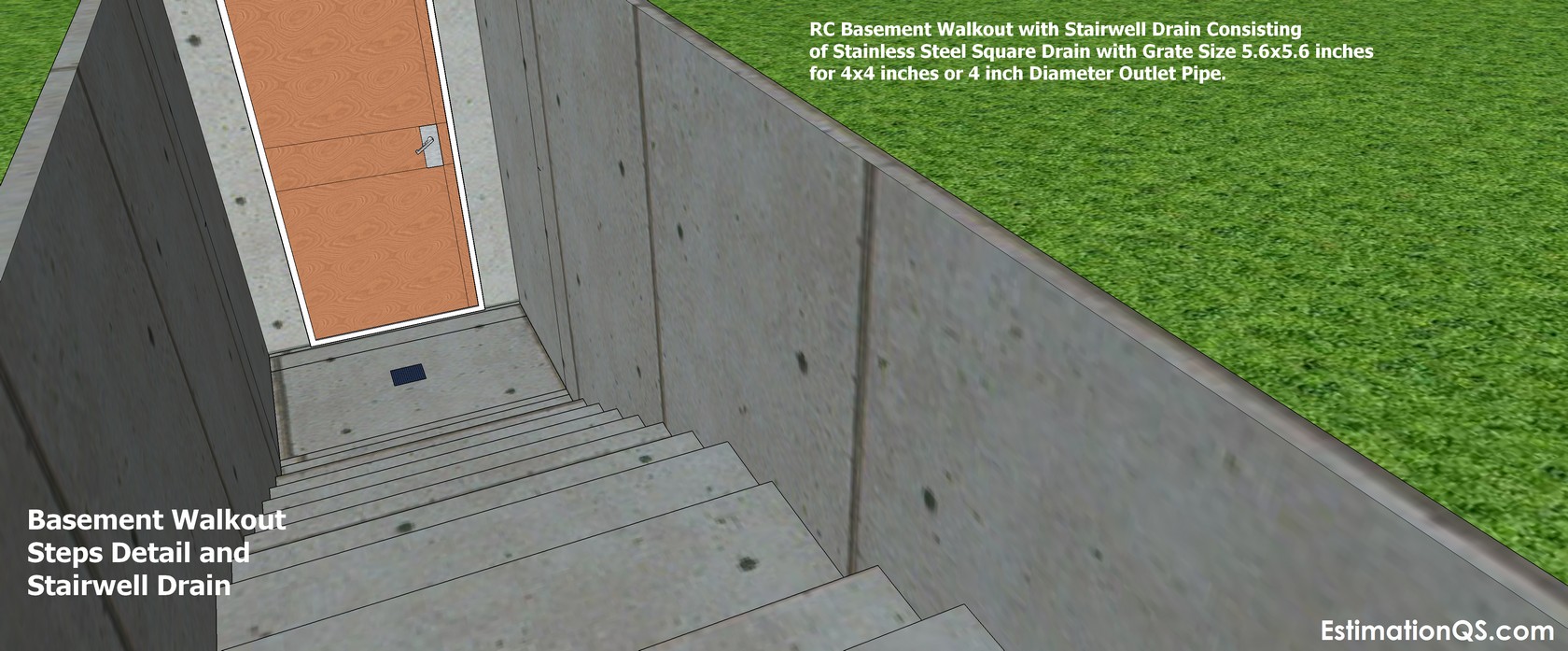 Basement Walkout Steps Detail_10