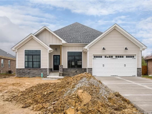 Newly-built 5 Bedroom House with 2 Bathrooms and 2 x attached garage, gross floor area 582 sqft - on 1109 Dora Dr Sellersburg, Indiana 47172 - Price $512,700