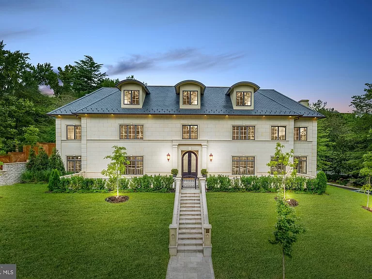 Washington DC 3301 Fessenden St NW Washington DC 20008 - 11 Bedrooms 17 Bathrooms with 8 Attached Garages on Gross Floor Area 17631 sqft - Built in 2019 - Price $11,950,000 (3)
