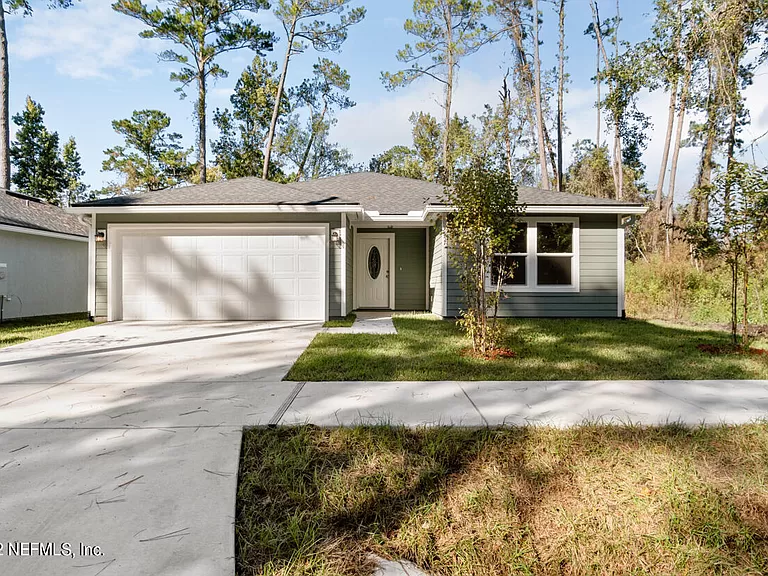Newly Built home in Jacksonville - 8359 HEWITT ST, Jacksonville, FL 32244 - 3 Bed and 2 Baths with 2 Attached Garages on Gross Floor Area 1,205 sqft - Built in 2022 - Price $269,900