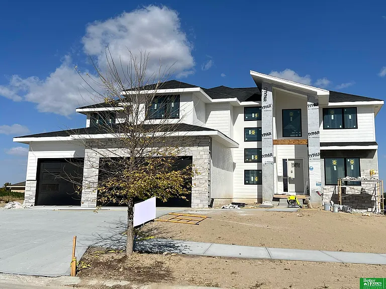Newly Built House in Omaha 21056 Howe Street NE68144 - 5 Bedrooms and 5 Baths with 4 Attached Garages on Gross Floor Area 4,616 sqft - Built in 2022 - Price $849,900