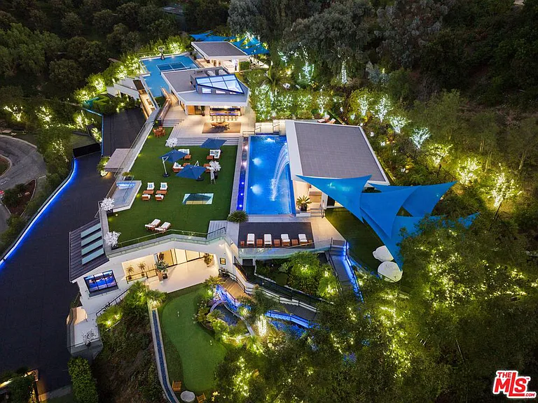 Newly Built Mansion in Los Angeles, California on 10979 Chalon Rd, CA 90077 – 12 Bedrooms and 24 Baths with 14 Attached Garages on Gross Floor Area 32,000 sqft – Built in 2018 – Price $65 million