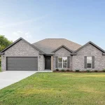 Cost of Building a House in Alabama USA 2025 Newly Built 4 Bedroom House for Sale on 1080 County Road 31 Killen AL-35645 - Gross Floor Area 1911 sqft - Price $319,990 USD