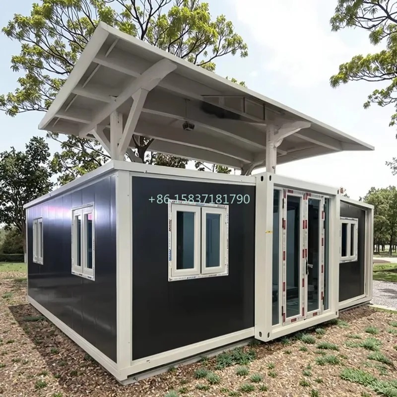 Hot Folding Container House Modular Expandable Tiny Home House Container Prefabricated Container House Mobile Home for South Africa Australia UK USA and Europe (3)