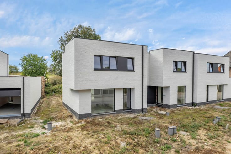4 x Properties for Sale - 3 Bedroom Double Storey Multiplex Houses- GFA 145 – 156 m² on Eigenstraat 100 to 104, 9450 Haaltert, Vorige, Volgende From €461,000 to €464,000 
