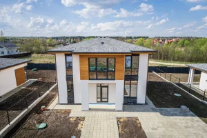 Newly Built with Aerated Concrete Bricks Double Storey House with 4 Rooms for Sale, GFA 194m2 on Plot size 6 Acres, in Krekshino White Village Settlement, Moscow - Price 29,990,000 ₽ (1)