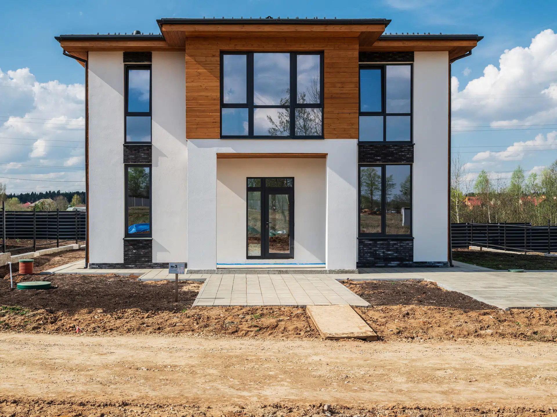 Newly Built with Aerated Concrete Bricks Double Storey House with 4 Rooms for Sale, GFA 194m2 on Plot size 6 Acres, in Krekshino White Village Settlement, Moscow - Price 29,990,000 ₽ (2)
