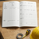 Construction Daily Site Logbook: Dayworks and Progress Reports by Macron Venter.